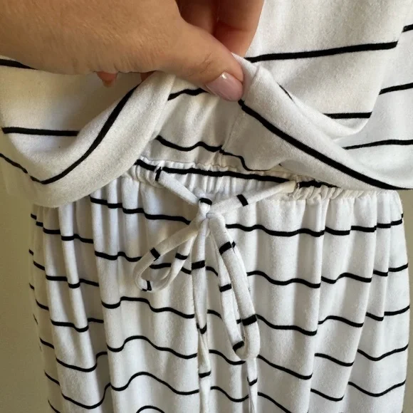 Banana Republic Cap Sleeve Striped Dress- Medium - Picture 2 of 10